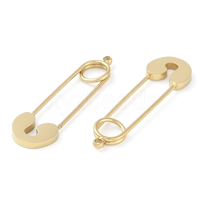 Ion Plating(IP) 304 Stainless Steel Pendants STAS-P366-93B-G-1