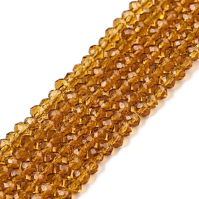 Glass Beads Strands EGLA-A044-T1mm-D04-1