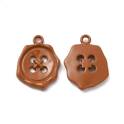 Spray Painted Alloy Pendants LS-FIND-B018-02D-1