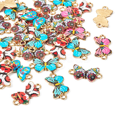 Alloy Enamel Connector Charms FIND-TAC0029-09-1
