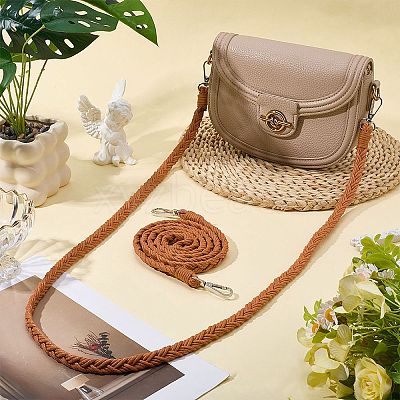 2Pcs Imitation Leather Twist Knitting Cord Mobile Straps FIND-CP0003-73A-1