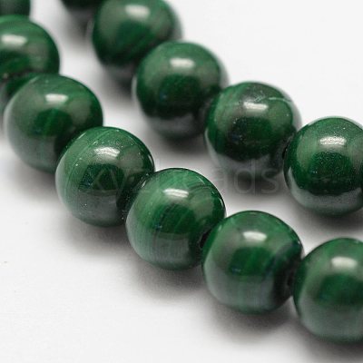 Natural Malachite Beads Strands LS-G-F461-05-6mm-1