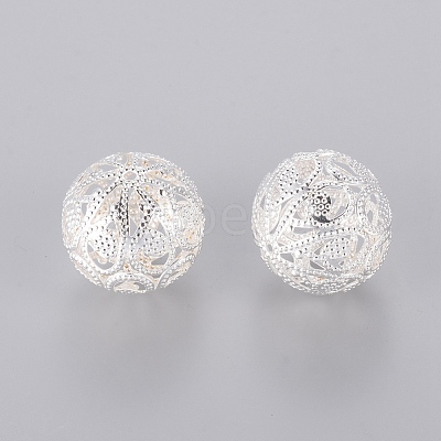 Round Filigree Beads E144Y-S-1