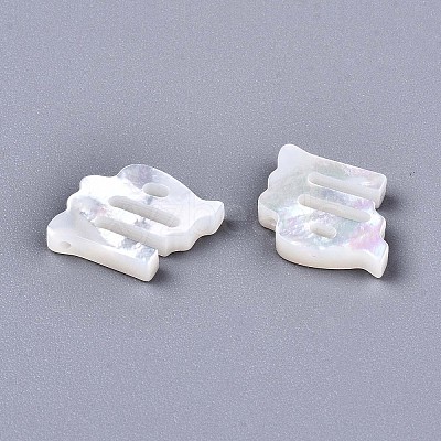 Natural White Shell Beads LS-SSHEL-ZX004-02A-1