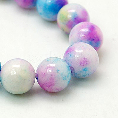 Jade Beads Strands G-D264-10mm-XH10-1
