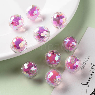 Transparent Acrylic Beads TACR-S152-14B-A13-1