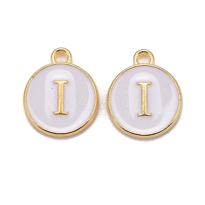 Golden Plated Alloy Charms LS-ENAM-S118-01I-1