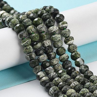 Natural Silver Line Jasper Beads Strands G-Z042-B01-04-1