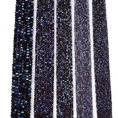Electroplate Glass Beads Strands EGLA-A044-T4mm-L15-1