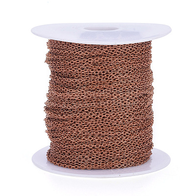 Brass Cable Chains CHC024Y-R-1