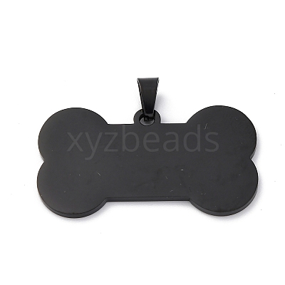 Ion Plating(IP) 304 Stainless Steel Pendants STAS-I140-07B-B-1