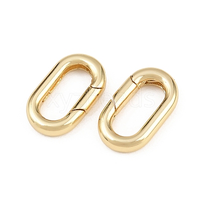 Brass Spring Gate Rings KK-H292-58B-G-1