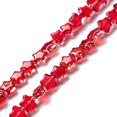 Transparent Glass Beads Strand GLAA-F112-02C-1