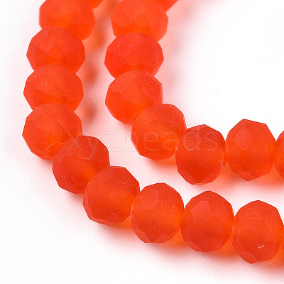 Transparent Glass Beads Strands EGLA-A034-T6mm-MD03-1