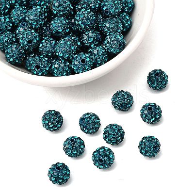 Pave Disco Ball Beads RB-H258-8MM-229-1