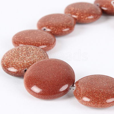 Synthetic Goldstone Beads Strands G-E243-03A-1