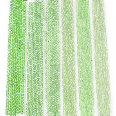 Electroplate Glass Beads Strands EGLA-A044-T3mm-L09-1