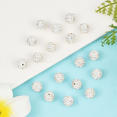 Czech Glass Rhinestones Beads RB-E482-8mm-001-1