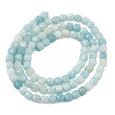 Natural Flower Amazonite Beads Strands GG-CBA0C5B-A02-1