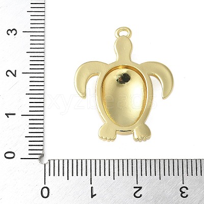 Brass Enamel Pendants KK-P290-13G-1