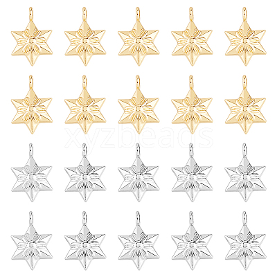 40Pcs 2 Colors Alloy Pendants FIND-DC0005-50-1