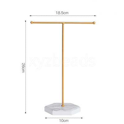 T Shaped Iron Earring Display Stand CON-PW0001-145A-1