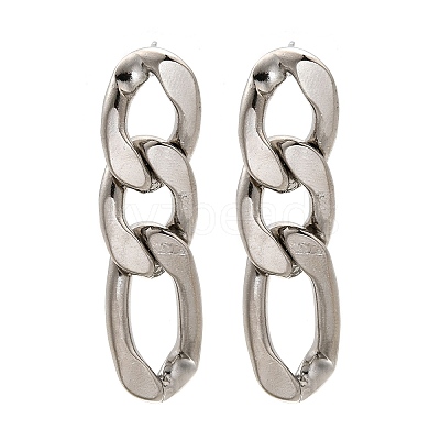 Non-Tarnish 304 Stainless Steel Stud Earrings X-EJEW-D095-23P-1