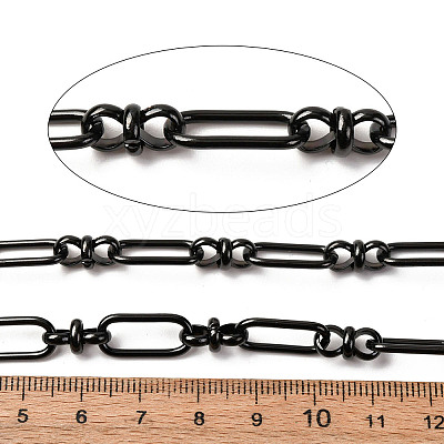 304 Stainless Steel Rectangle Link Chains CHS-Z007-22B-1