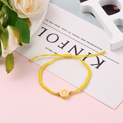 Nylon Thread Cord Braided Bead Bracelets BJEW-JB05666-1