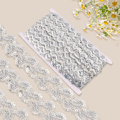 Metallic Braided Lace Trim OCOR-WH20020-23A-1