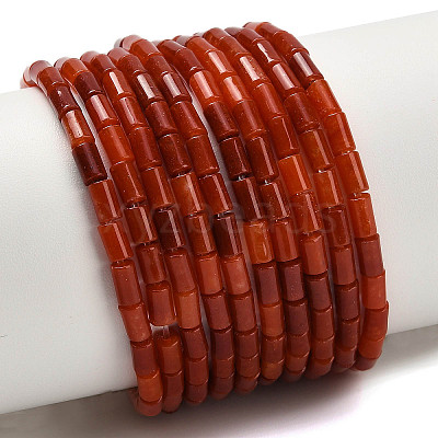 Dyed Natural White Jade Beads Strands G-P600-B07-01A-1