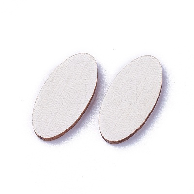 Undyed Wood Cabochons LS-WOOD-I004-46-1
