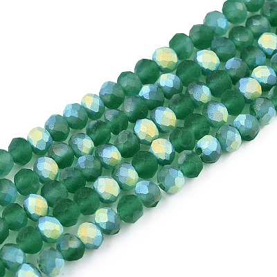 Transparent Glass Beads Strands LS-EGLA-A044-T3mm-MB18-1