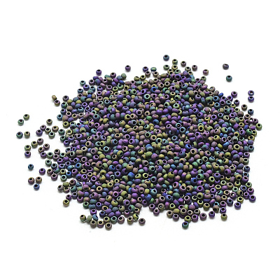 12/0 Grade A Round Glass Seed Beads SEED-Q008-M603-1