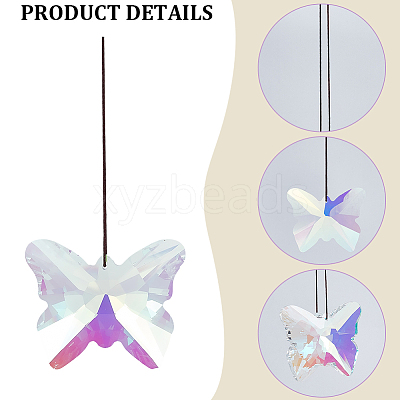 1Pc Glass Hanging Suncatchers HJEW-DJ0001-22B-1