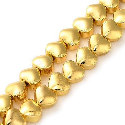 Electroplate Glass Beads Strands EGLA-H109-12-01-1