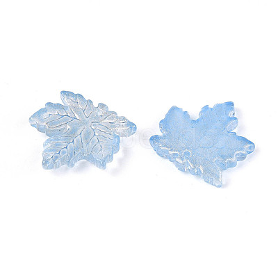 Baking Paint Transparent Glass Pendants DGLA-N014-11A-01-1