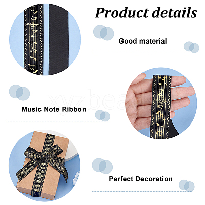 Single Face Hot Stamping Polyester Satin Ribbon SRIB-WH0001-02B-1