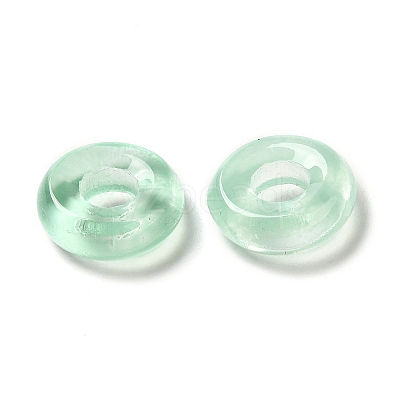 Transparent Glass European Beads GLAA-A012-03-1