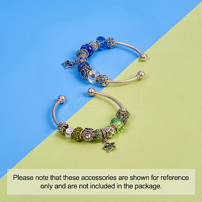 Alloy Rhinestone European Beads MPDL-TA0001-01-1