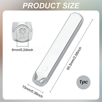 Iron Seal Stamps AJEW-BC0005-29D-1