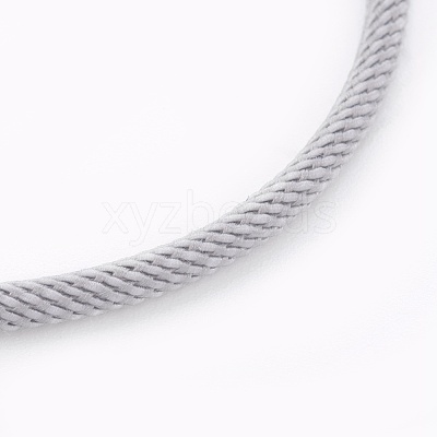 Braided Cotton Cord Bracelet Making MAK-L018-03A-07-P-1
