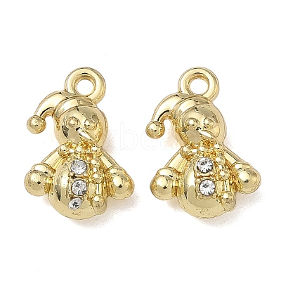 Christmas Alloy Crystal Rhinestone Pendants FIND-L026-01F-G-1