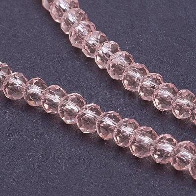 Transparent Glass Beads Strands GLAA-R135-2mm-12-1