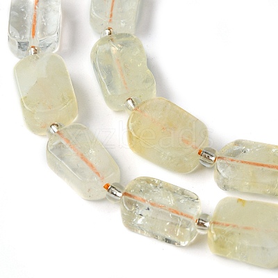 Heated Natural Citrine Beads Strands G-C098-A14-01-1