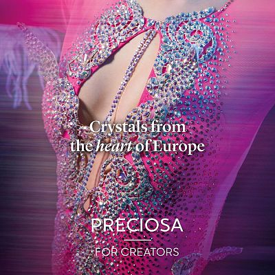 Preciosa® Crystal Hotfix Flatback Stones Y-PRC-HSS12-90310-1