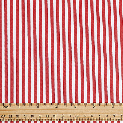Cotton Fabric with Strip Pattern DIY-PH0037-96C-1