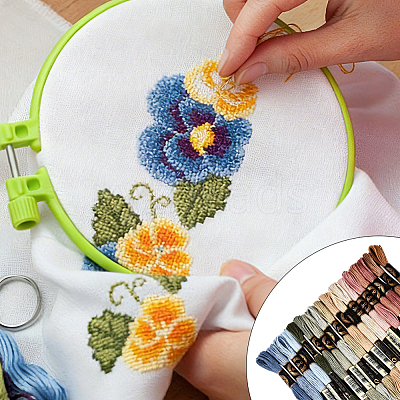 Polyester Embroidery Threads OCOR-WH20074-13B-05C-1