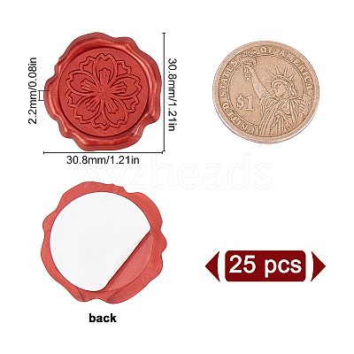 Adhesive Wax Seal Stickers DIY-WH0201-10A-1