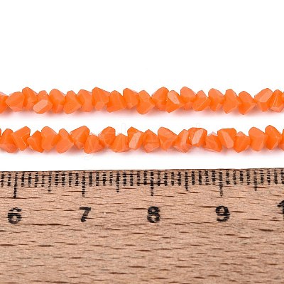 Opaque Glass Beads Strands GLAA-N019-3mm-07-1